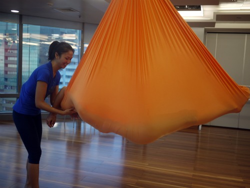 Flying and defying gravity through yoga GMA News Online