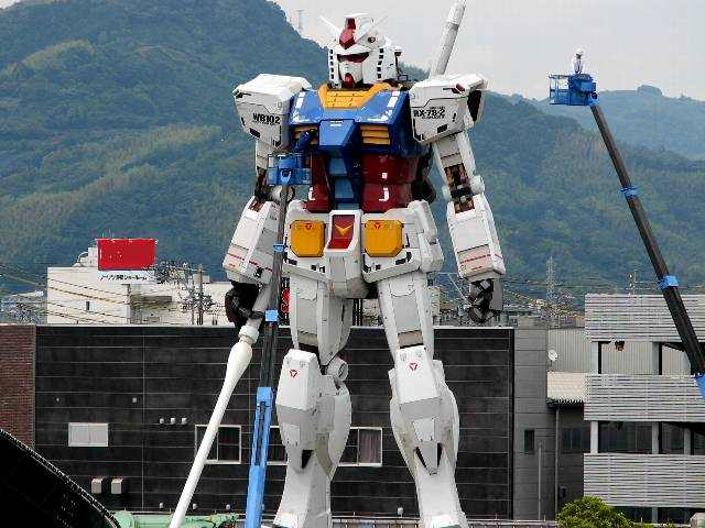 Great Gundam news! Japan's life-size moving giant robot statue won