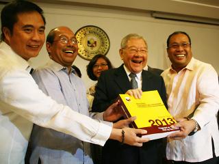 Abad submits proposed P2T national budget to House