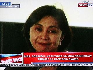 Jesse Robredos widow Leni speaks to media for first time