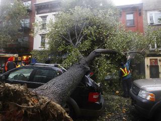 Hurricane Sandy hits several East Coast cities