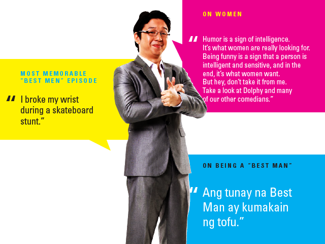 RJ Ledesma: Defining the Pinoy male with toilet humor and 