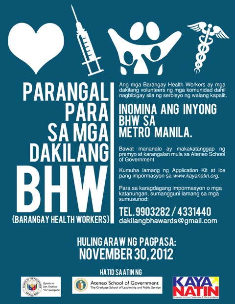 Barangay Health Worker-BHW - Barangay Health Worker-BHW