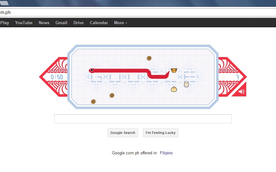 Adding Fun to Chinese New Year, Google Puts Snake Game Doodle On Homepage