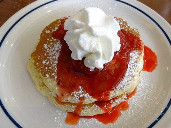 IHOP offers cheescake-filled pancakes