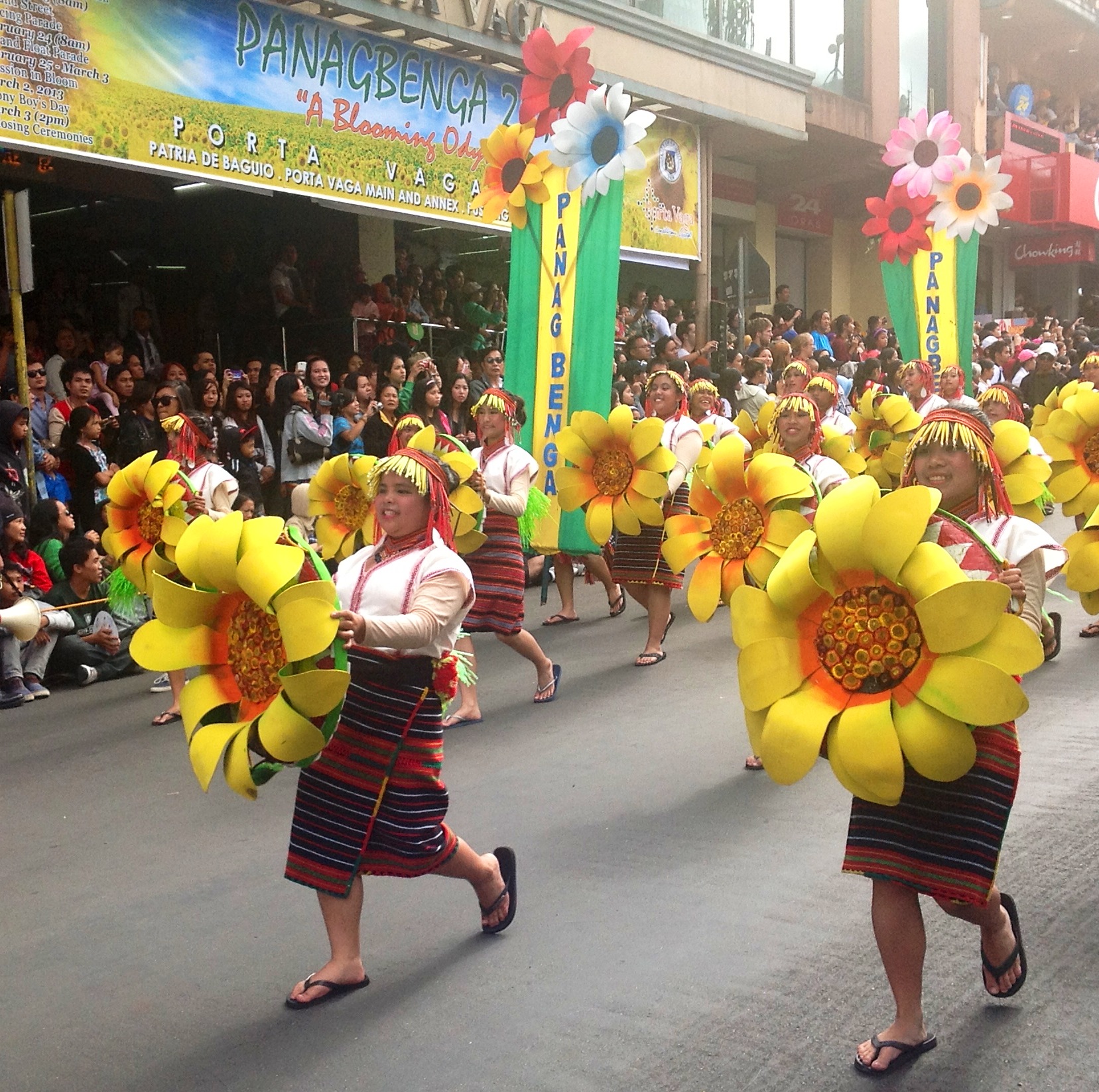 simple panagbenga festival costume