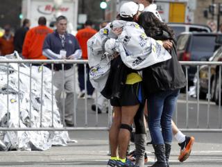Explosions rock Boston Marathon; at least two dead