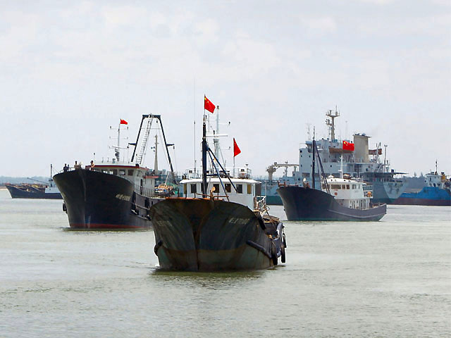 Satellites and seafood: China keeps fishing fleet connected in