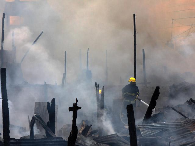 1 killed as fires hit QC, Makati